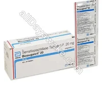 Serratiopeptidase 20 mg