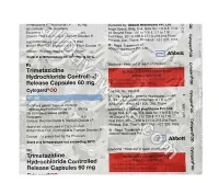 Trimetazidine 60 Mg